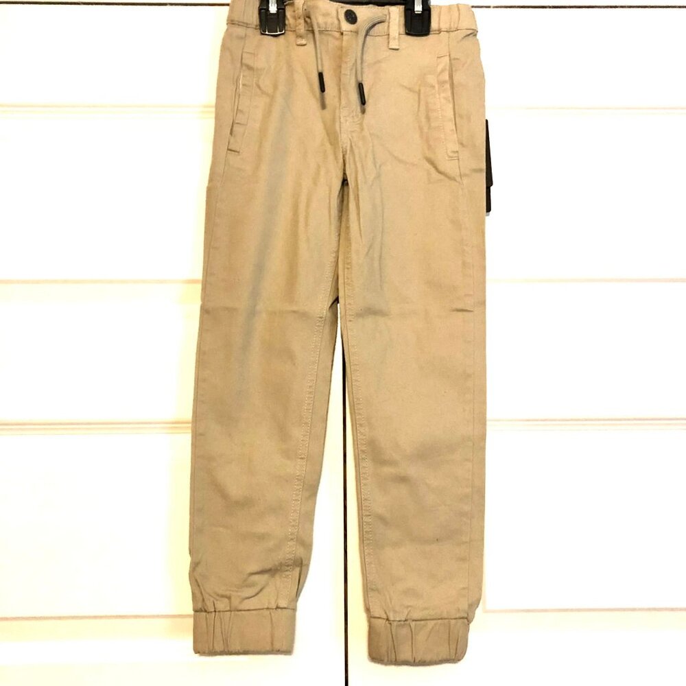 NWT 7 FOR ALL MANKIND Comfort Super Stretch Chinos Khaki Pant Classic Jogger 8